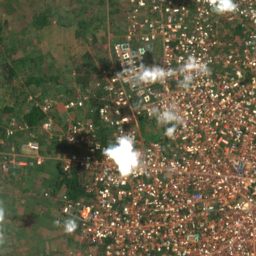 Satellite view of the site on 2026-04-01