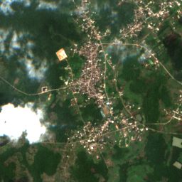 Satellite view of the site on 2026-03-12