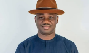 Rt. Hon, Guwor Emomotimi Dennis, photographed by Delta State Government